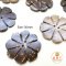 Floral Coconut Buttons CC5