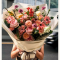 ช่อดอกไม้สดสีสันสดใส Le Floriste สำหรับแสดงความยินดี/รับปริญญา (