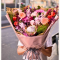 ช่อดอกไม้สดสีสันสดใส Le Floriste สำหรับแสดงความยินดี/รับปริญญา (