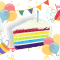 Rainbow Cake Piñata
