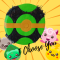 I CHOOSE YOU GREEN BALL PIÑATA