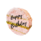 PINK GOLDEN CIRCLE PIÑATA