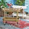 Rattan Trolley