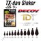 DECOY DS-9 TX-DAN SINKER ตะกั่วถ่วงเหยื่อดรอปชอต ญี่ปุ่นแท้ 100%