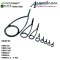 AMERICAN TACKLE PENTALITE BLACK TITANIUM GUIDES SETS เซต 8 ตัว