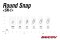 DECOY SN-1 ROUND SNAP #000-1 สแนปงานเหยื่อUL ญี่ปุ่นแท้ 100%