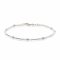 Sterling Silver White Bead Anklet