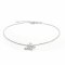 Sterling Silver Butterfly Charm Anklet