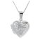 Sterling Silver Heart 'MOM' Locket