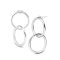 Sterling Silver Double Hoop Earrings