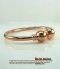 กำไล Pink Gold (45%) หัวบัวค่ะ