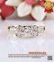 แหวนเพชรเบลเยี่ยมคัทน้ำ 98 (F-Color/VVS) น้ำหนักเพชรรวม 0.62 กะรัต ใส่สวยแบบน่ารักๆ ใสๆ ราคาไม่แพงจ้ะ