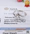 แหวนเพชรเบลเยี่ยมคัท เพชรน้ำ 97 G-Color/VS2/3EX  พร้อมใบเซอร์แลป GIA ค่ะ