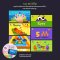 (Set 6 เล่ม) Pinkfong Baby Shark First Words Activity Book แบบฝึกหัดภาษาอังกฤษเด็ก 2-4 ขวบ