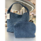 Minicube Woven Denim Handbags Model B1683-1