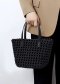 Minicube PU leather Woven Bag Model B1786-1