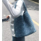 Minicube Woven Denim Handbags Model B1683-1