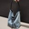 Minicube Denim Bucket Shoulder Bag Model 3382
