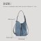 Minicube Denim Bucket Shoulder Bag Model 3382