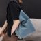 Minicube Denim Bucket Shoulder Bag Model 3382