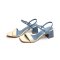 MICCO Thick Heels Ankle Buckle Strap Sandals Model 337-A5