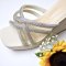 MICCO Rhinestone Wedge Sandals Model 398-25