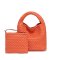 Minicube PU leather Woven Bag Model B988