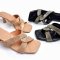 MICCO Rhinestone Crossover Opentoe Sandals Model 231-6