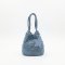 Minicube กระเป๋าสานแฟชั่นถือได้สะพายได้ รุ่น 3052-1 (Denim Blue)
