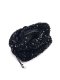 Minicube Black Sequin Bag Model 195B