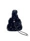 Minicube Black Sequin Bag Model 195B