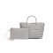 Minicube PU woven leather Handbags Model B1736-1