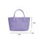 Minicube PU woven leather Handbags Model B1736-1