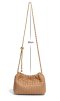 Minicube Hand-Woven Bag Classic Style Shoulder Messenger Bag Model B1849