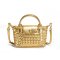 Minicube PU woven leather Handbags Model B1767