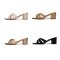 MICCO Braided Heels Sandals Open toe Model 7S05-38