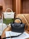 Minicube PU woven leather Handbags Model B1767