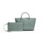 Minicube PU woven leather Handbags Model B1736-1