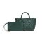 Minicube PU woven leather Handbags Model B1736-1