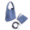 Minicube Woven Denim Handbag Model B988-1