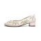 Micco Leaf Pattern Lambskin Flats 2604-5