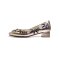 Micco Leaf Pattern Lambskin Flats 2604-5