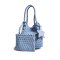 Minicube กระเป๋าสานแฟชั่นถือได้สะพายได้ รุ่น 3052-1 (Denim Blue)