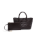 Minicube PU woven leather Handbags Model B1736-1