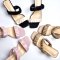 MICCO Pleated High Heel Sandals Model 6616-11