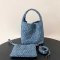 Minicube Woven Denim Handbag Model B988-1