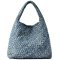 Minicube Woven Denim Handbag Model B988-1