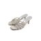 MICCO Rhinestone Braided Heels Sandals Open toe Model 6009-5