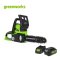 GREENWORKS เลื่อยโซ่ 24V บาร์ 10 นิ้ว พร้อมแบตเตอรี่(4 แอมป์)และแท่นชาร์จ