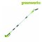 Greenworks เครื่องตัดกิ่งไม้สูงไร้สาย ขนาด 40V พร้อมแท่นชาร์จและแบตเตอรี่
